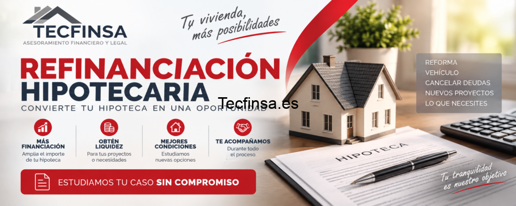 REFINANCIACIÓN HIPOTECA VIVIENDA